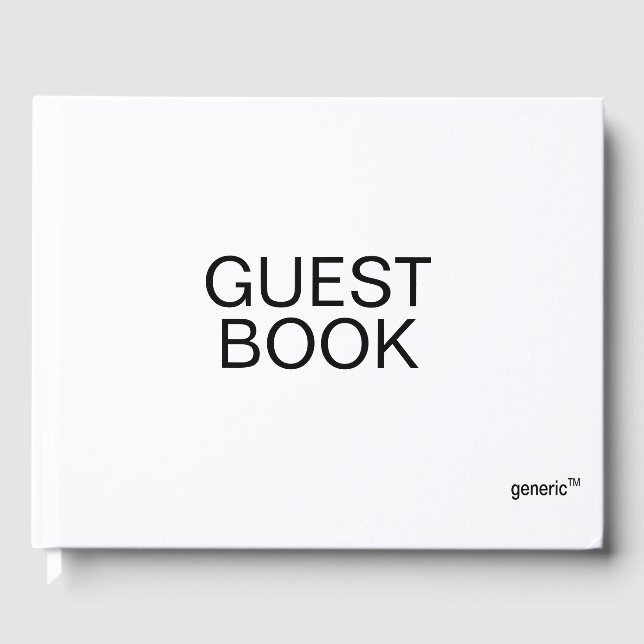 Livro de convidados do GUEST BOOK por genericTM (Frente)