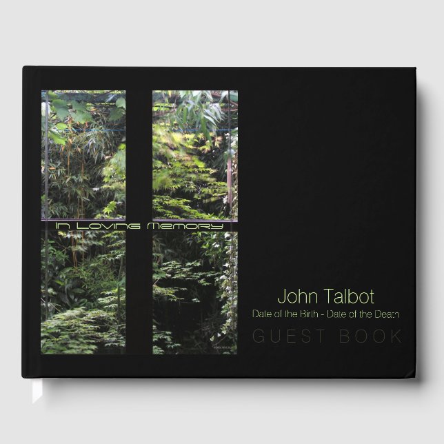 Livro de Convidados do Memorial do Jardim Natural (Frente)