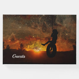 Livro de Convidados do Swing para Crianças em Pneu