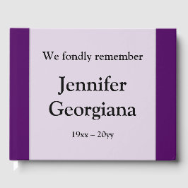 Livro de Convidados Funerários, Feliz e Respeitáve