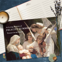 Livro de Convidados Funerários | Mary Song of Ange