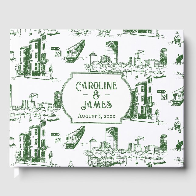 Livro de Convidados Personalizados da Floresta de  (Frente)