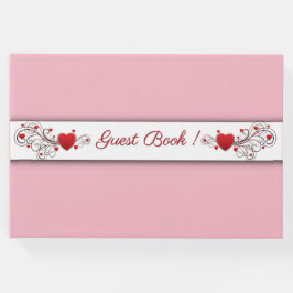 Livro de Convidados Rosa