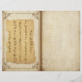 Livro de Diários Botânico Vitoriano