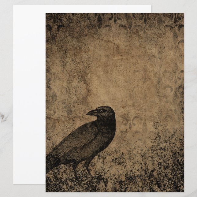 Livro de Escraparia do Halloween Gótico Vitoriano (Frente/Verso)