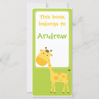 Livro de Favoritos Personalizado*Giraffe