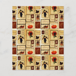 Livro de fundo da coleção de outono