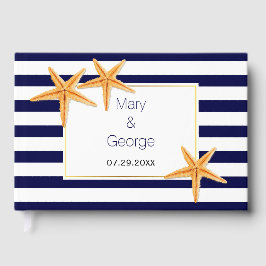 Livro de hóspedes de Starfish e stripes