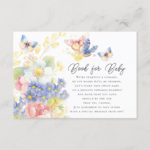 Livro de Jardinagem de Borboleta para Cartão de Re