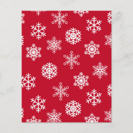 Livro de Neve Vermelho e Branco