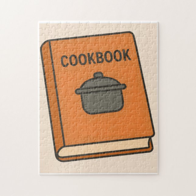 Livro de Receitas Antigas | Quebra-Cabeça da Cozin (Vertical)