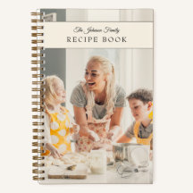 Livro de Receitas de Família com Fotos Personaliza