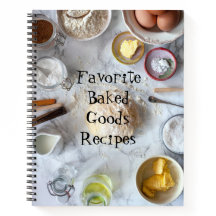 Livro de receitas personalizado para o pão e a coz