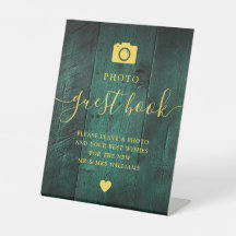 Livro de Registro de Fotos em Madeira de Celeiro D