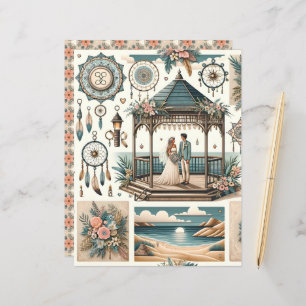 Livro de Scrapbook Boho Beach
