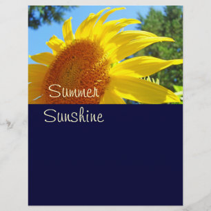 Livro de Sol de Verão Papel fino Girassol