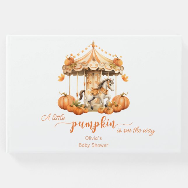 Livro De Visitas A abóbora Carousel está a caminho (Frente)