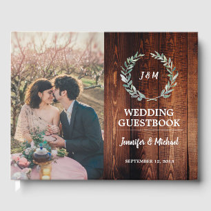 Livro De Visitas A aguarela rústica sae celeiro do casamento de