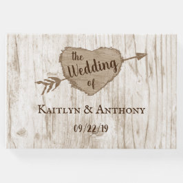 Livro De Visitas A Coleção de Casamento de Árvores do Coração Credi