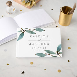 Livro De Visitas A Coleção de Casamentos de Felicidade Botânica