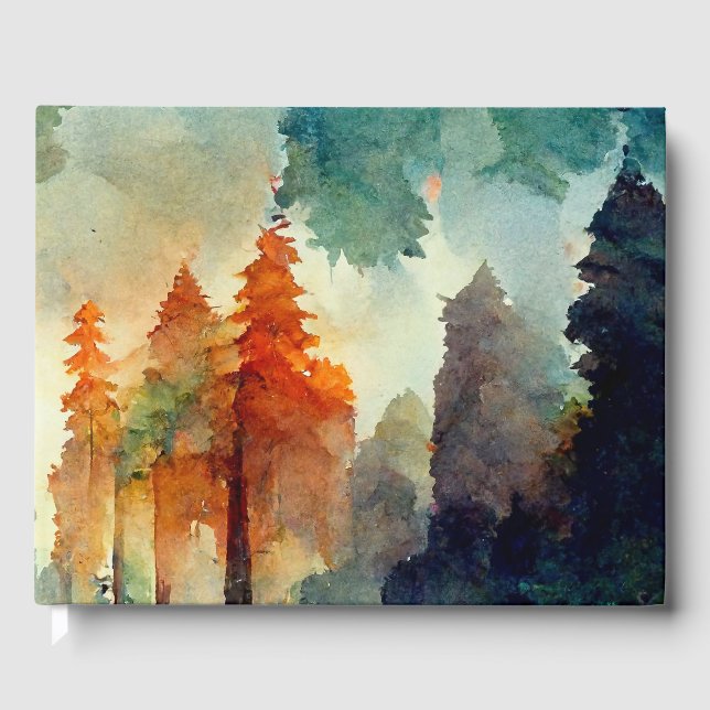 Livro De Visitas A Floresta (natureza) (Frente)