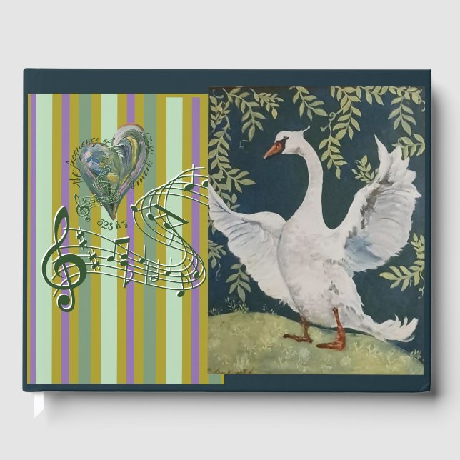 Livro De Visitas a frequência do cisne do amor (Frente)