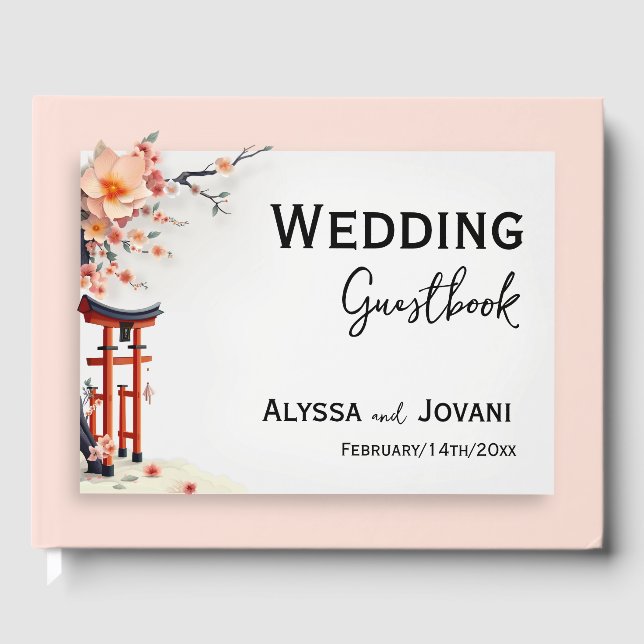 Livro De Visitas A Love Blossoming Under the Cherry Trees (Frente)