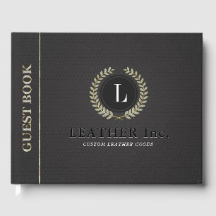 Livro De Visitas Acentos pretos do brilho do lente do falso do