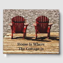 Adirondack Beach Chairs Brown Rustic Cotage