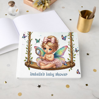 Livro De Visitas Adorable little fairy baby shower