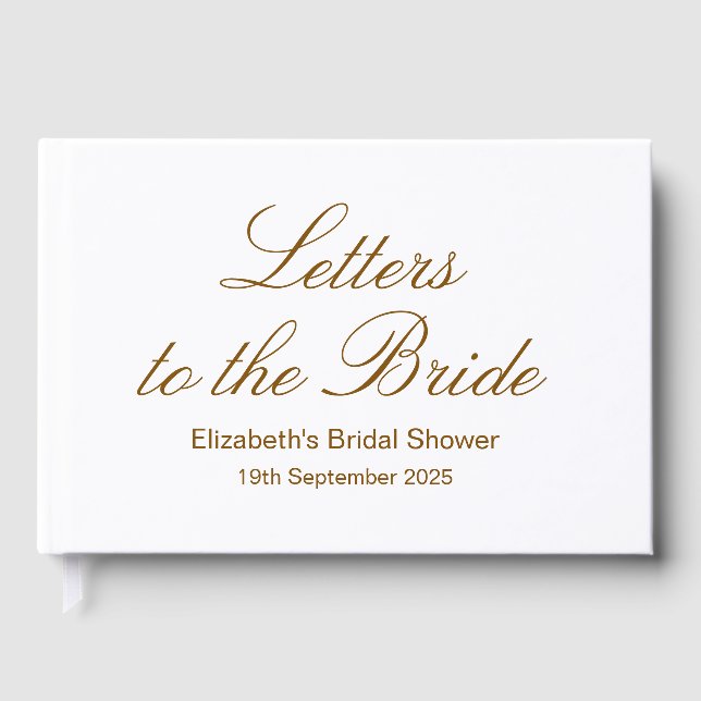 Livro De Visitas Álbum de cartas personalizadas para a noiva, Scrap (Frente)