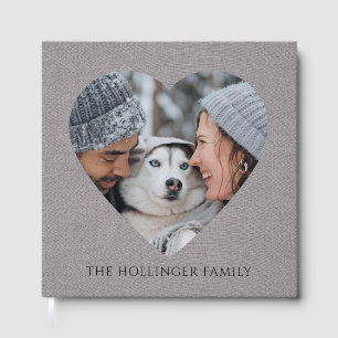 Livro De Visitas Álbum de Fotos Personalizado da Família
