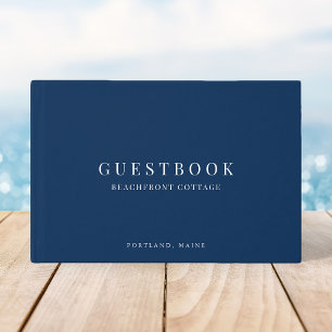 Livro De Visitas Aluguel de Casa de Férias Clássico Moderno com Cor
