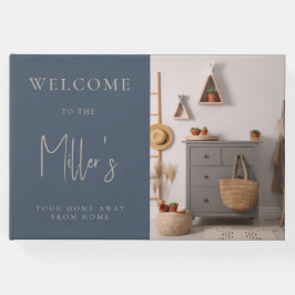 Livro De Visitas Aluguer De Férias De Beige Airbnb, Cinza Minimalis