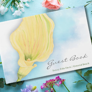 Livro De Visitas Aluguer De Férias Do Calla Amarelo Azul