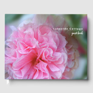 Livro De Visitas Aluguer De Foto Floral Rosa Hollyhock