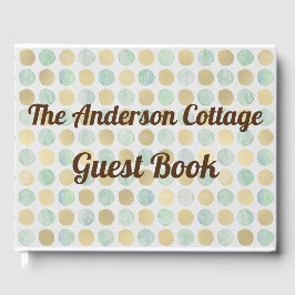 Livro De Visitas Aluguer Moderno de Férias de Tendência | Algodão |