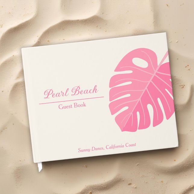 Livro De Visitas Aluguer Tropical de Praia Mínima Rosa (Criador carregado)