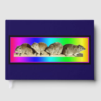 Livro De Visitas Amarelando o Hyrax Africano