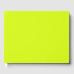 Livro De Visitas Amarelo Chartreuse (cor sólida) 