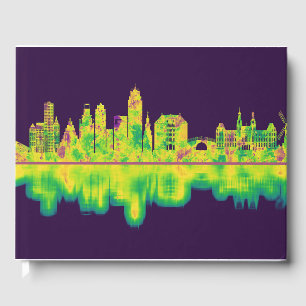 Livro De Visitas Amsterdam Netherlands Skyline