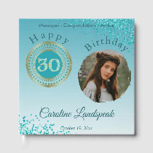 Aniversário de 30 anos com Foto Personalizada em B