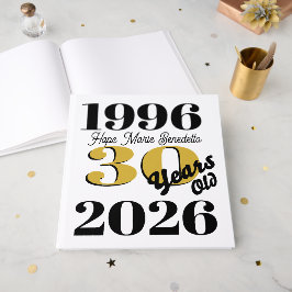 Livro De Visitas Aniversário de 30 anos Edição Comemorativa 1996