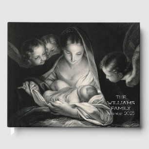 Livro De Visitas Anjos de Jesus do bebê da Virgem Maria da ucha da