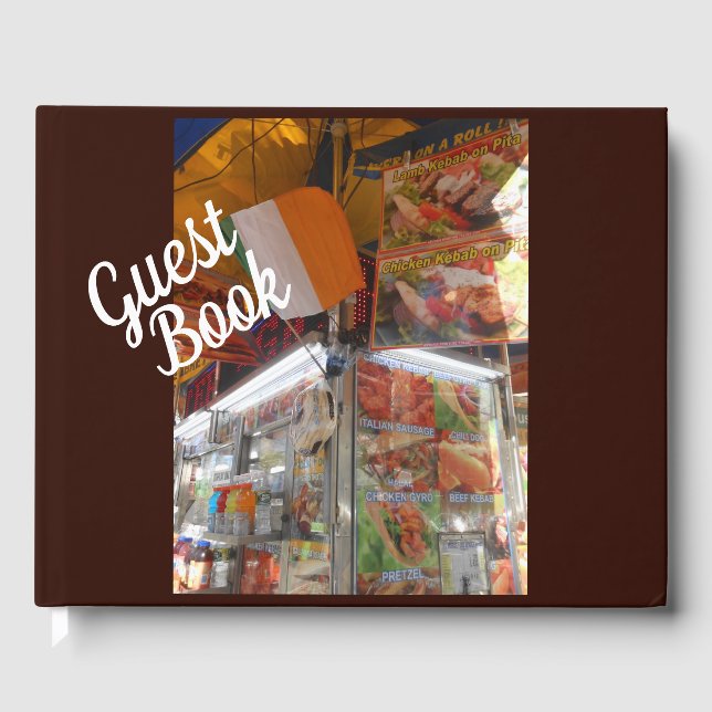 Livro De Visitas Apresentando Casual Personalizável em Espírito (Frente)