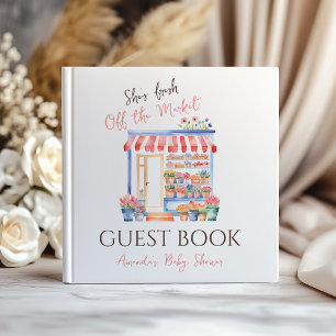 Livro De Visitas Aquarela Festa de Chá de Noiva Recém-saída do Merc