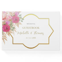 Arranjo Floral de Aquarela Rosa Elegante