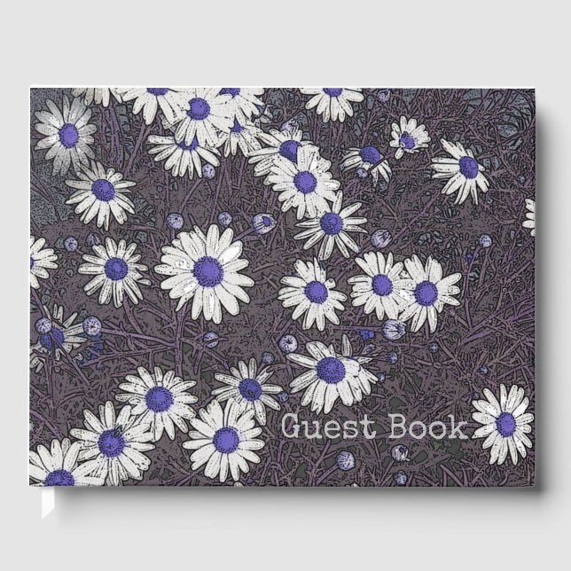 Livro De Visitas Artsy Daisies Guest Book (Frente)