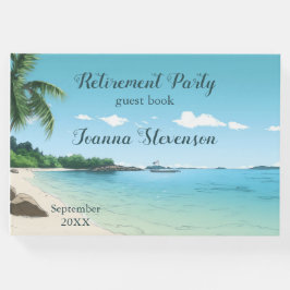 Livro De Visitas Árvores Tropicais de Palmeiras de Praia do Partido