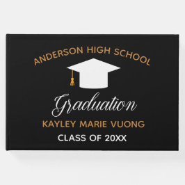 Livro De Visitas Autografo de Graduação em Chic Black Keepsaac 2025